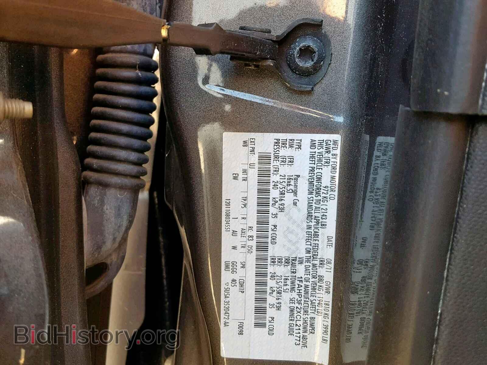 2012 FORD FOCUS - VIN: 1FAHP3F2XCL211773 - Photo 10