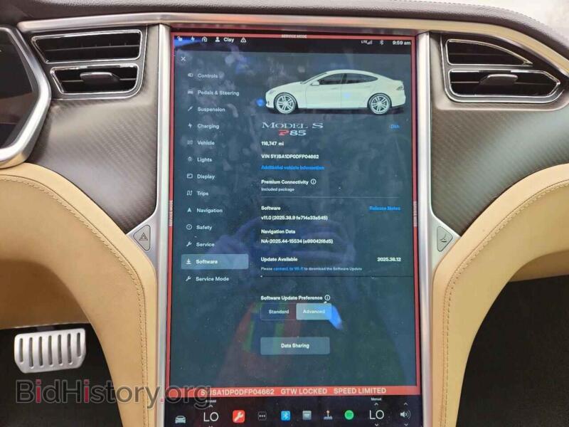 2013 Tesla MODEL S (VIN 5YJSA1DP0DFP04662) — photo 9 of 12