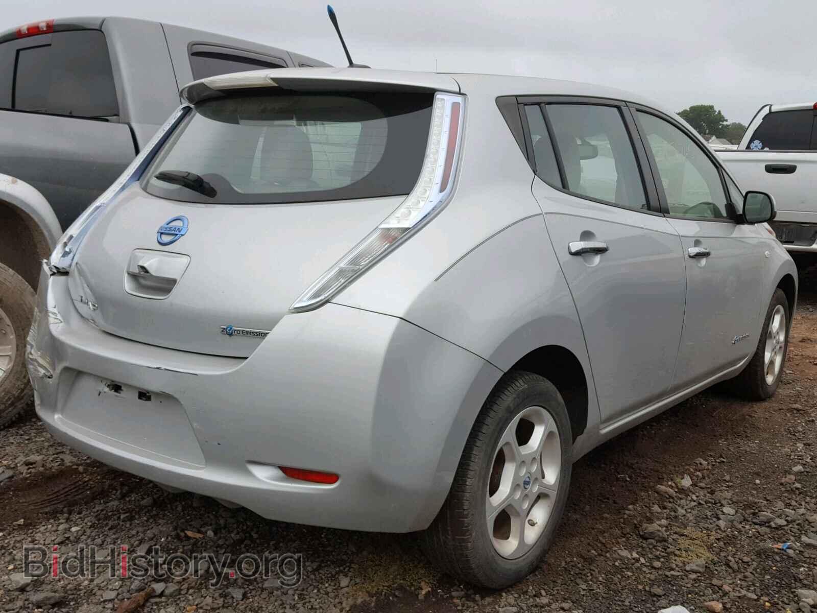 2012 NISSAN LEAF - VIN: JN1AZ0CP2CT015494 - Фото 4