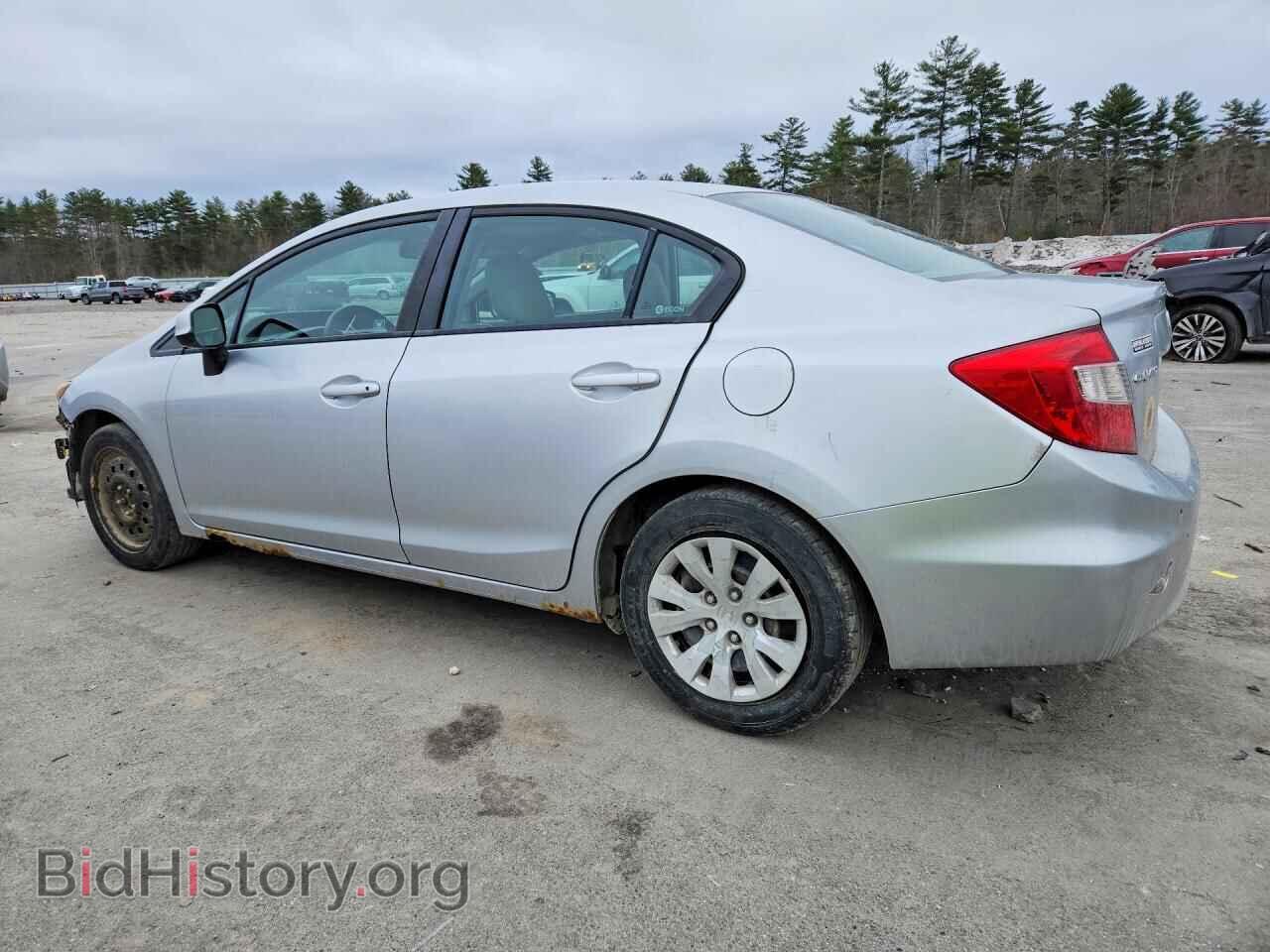 2012 HONDA CIVIC - VIN: 2HGFB2F52CH606761 - Фото 2