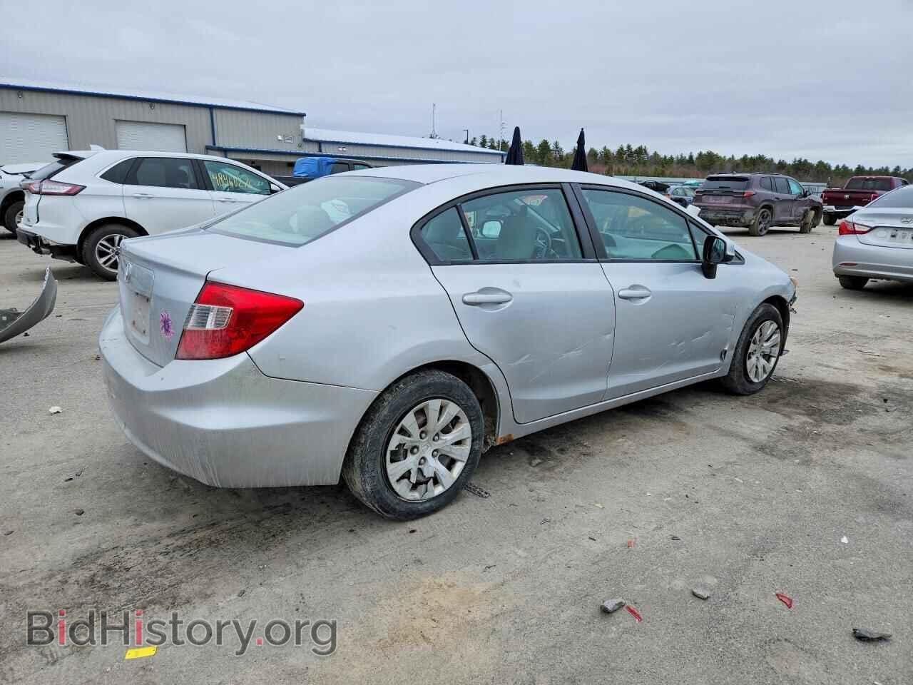 2012 HONDA CIVIC - VIN: 2HGFB2F52CH606761 - Фото 3