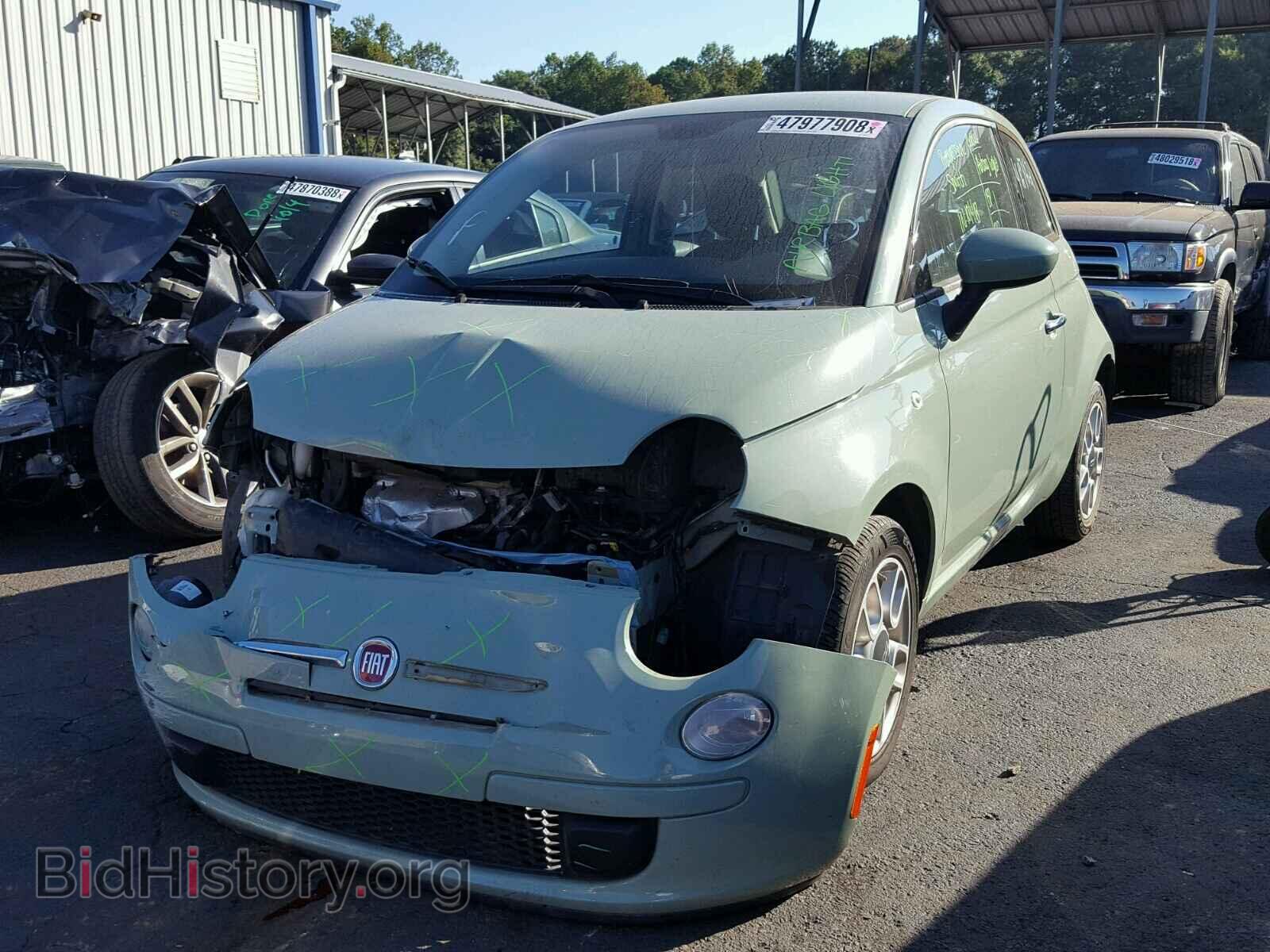 2015 FIAT 500 - VIN: 3C3CFFAR1FT523247 - Фото 2
