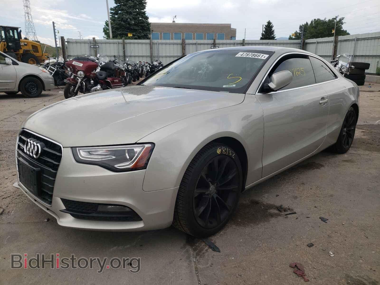 2013 AUDI A5 - VIN: WAULFAFRXDA025878 - Photo 2