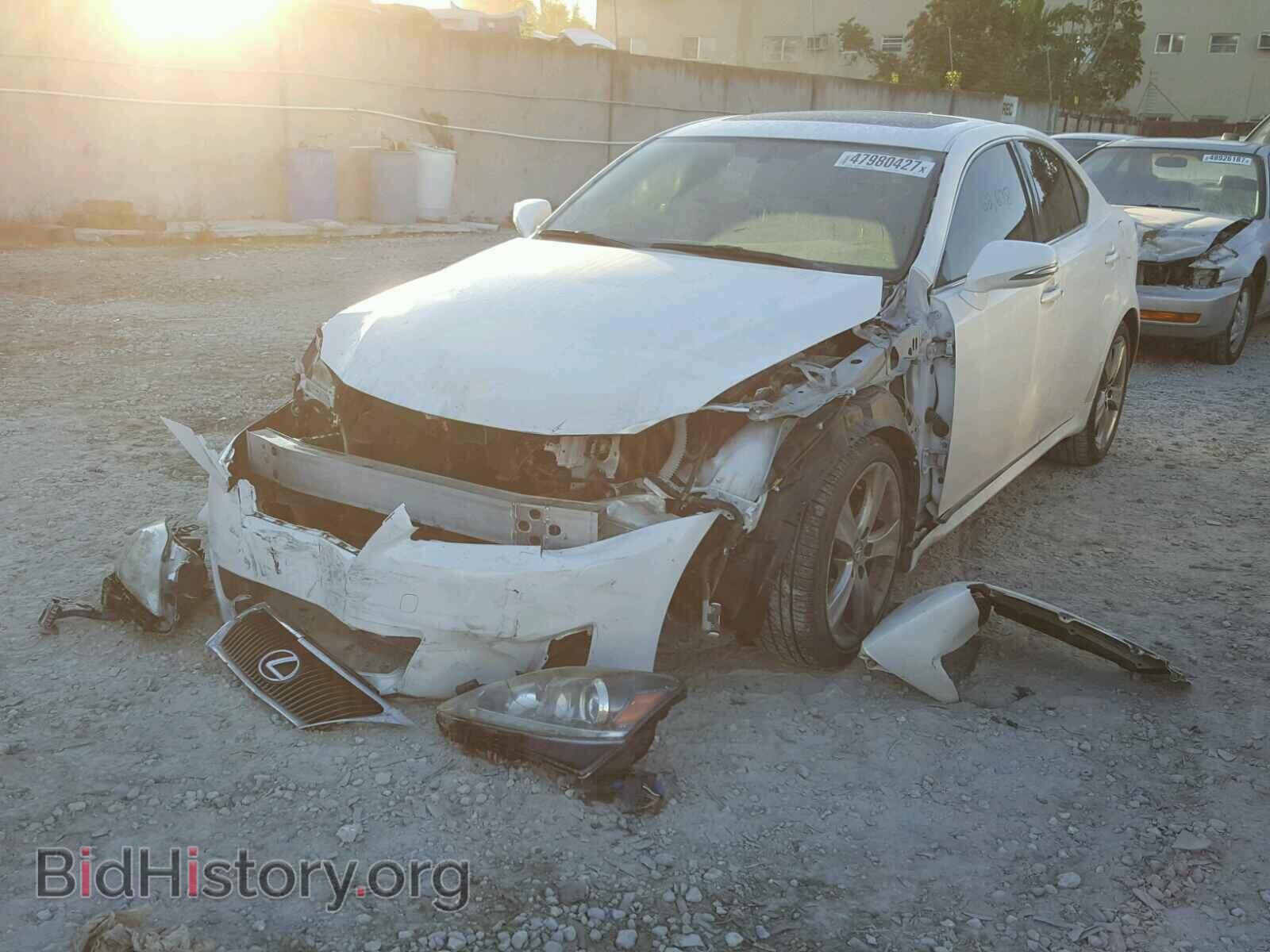 2012 LEXUS IS250 - VIN: JTHBF5C27C5179466 - Фото 2