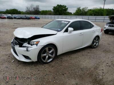 2014 Lexus IS 350, white — VIN JTHBE1D20E5002917, Copart