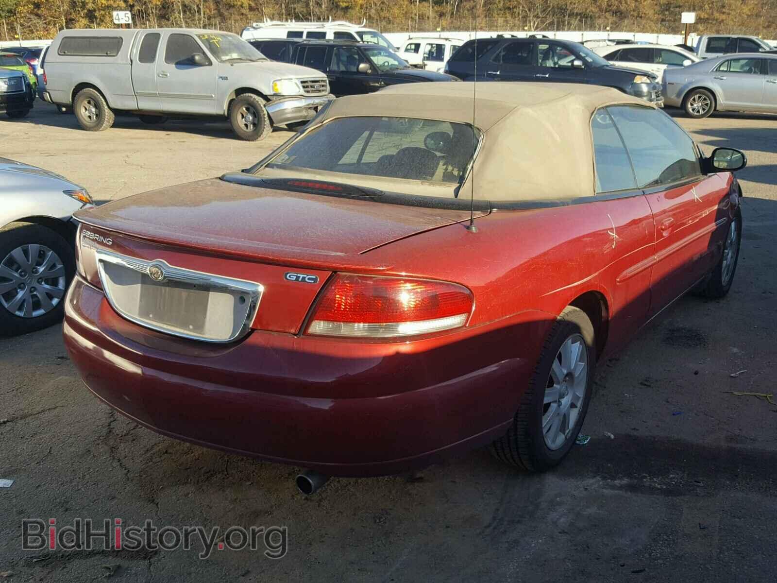 2004 CHRYSLER SEBRING - VIN: 1C3EL75R64N101361 - Фото 4