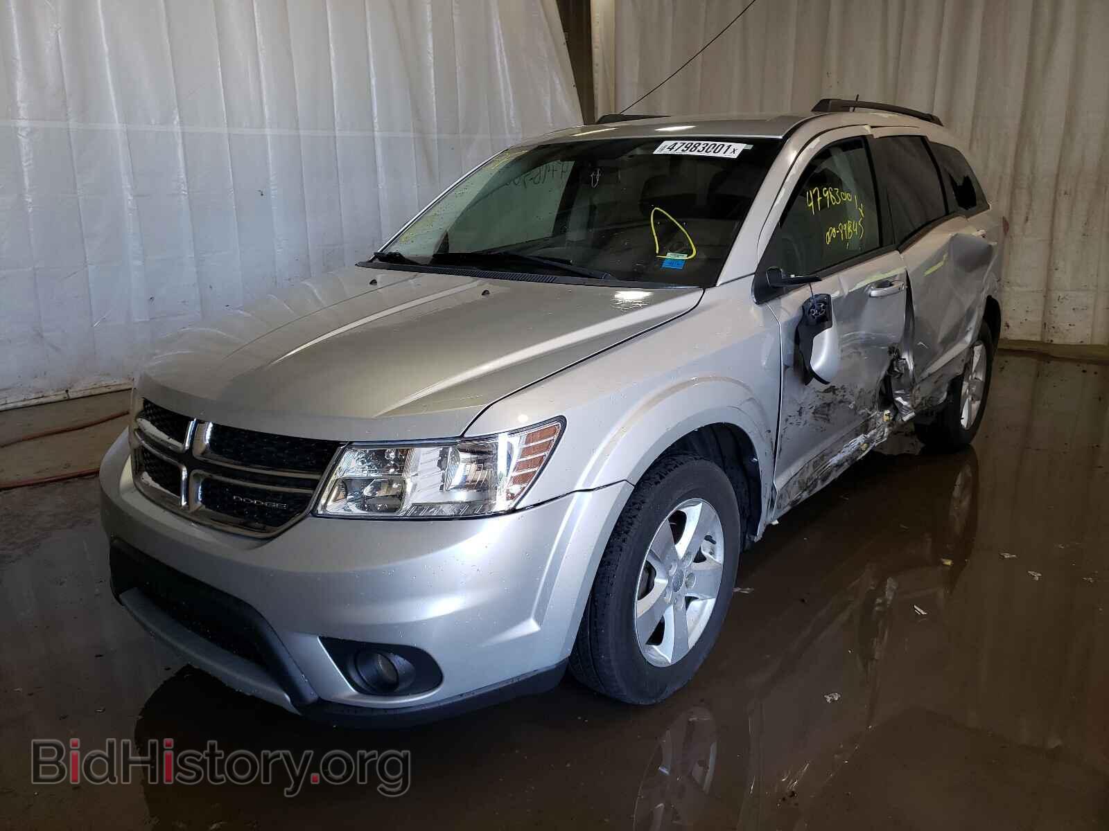 2011 DODGE JOURNEY - VIN: 3D4PH1FG3BT558340 - Фото 2