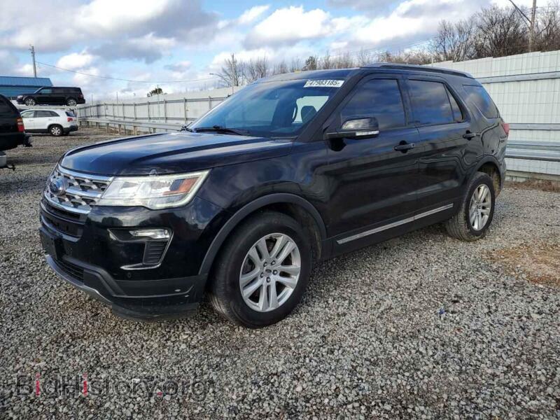 2018 Ford EXPLORER XLT (VIN 1FM5K8D87JGB69838) — photo 1 of 13, Copart, damage: all over
