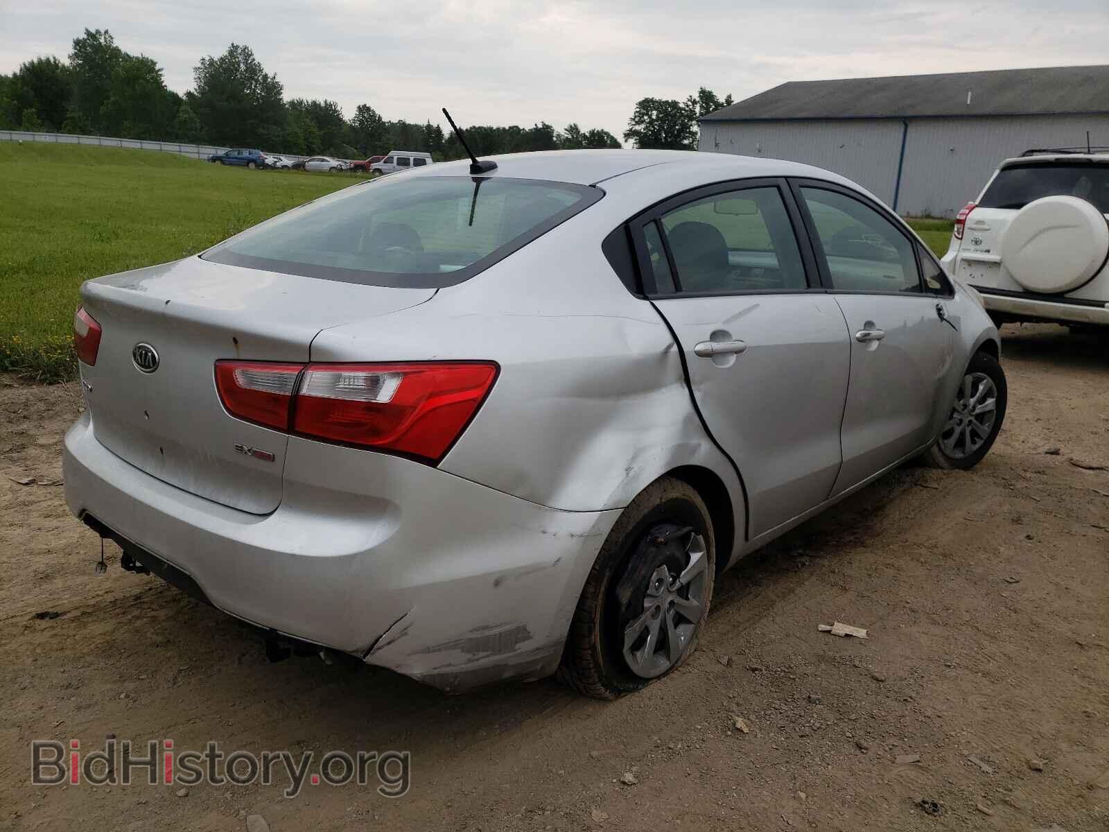 2012 KIA RIO - VIN: KNADN4A33C6055866 - Фото 4