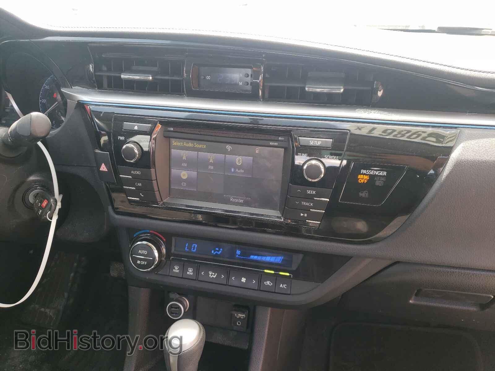 2014 Toyota COROLLA (VIN 5YFBURHEXEP027494) — фото 9 из 10