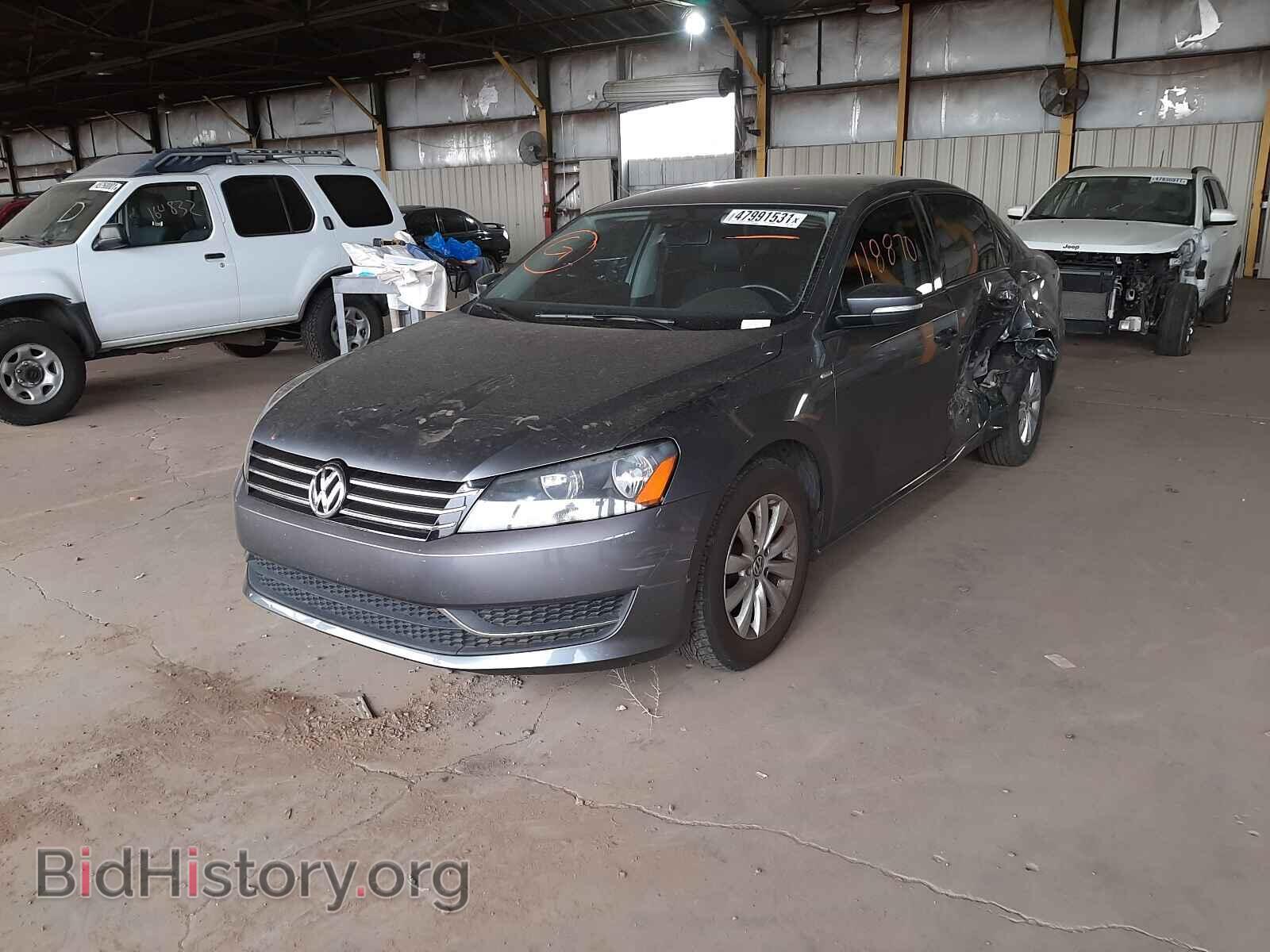 2014 VOLKSWAGEN PASSAT - VIN: 1VWAT7A32EC112945 - Фото 2