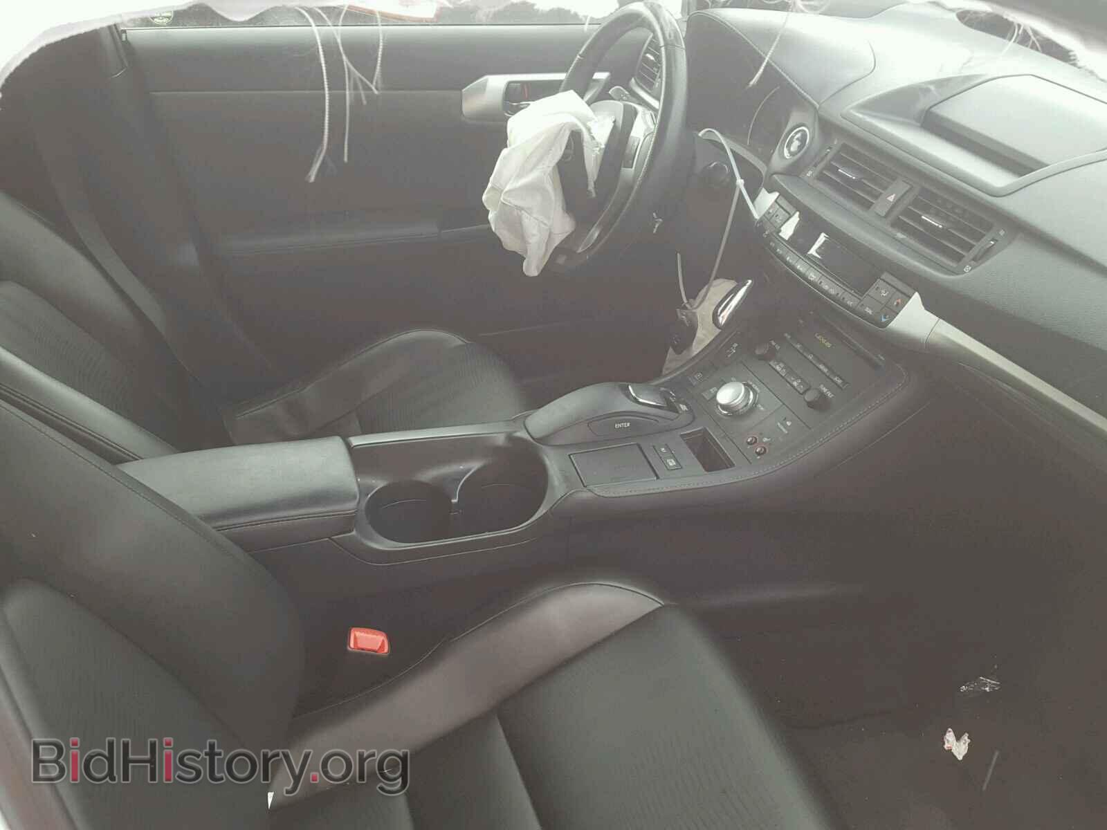 2012 LEXUS CT 200 - VIN: JTHKD5BH2C2082852 - Фото 5