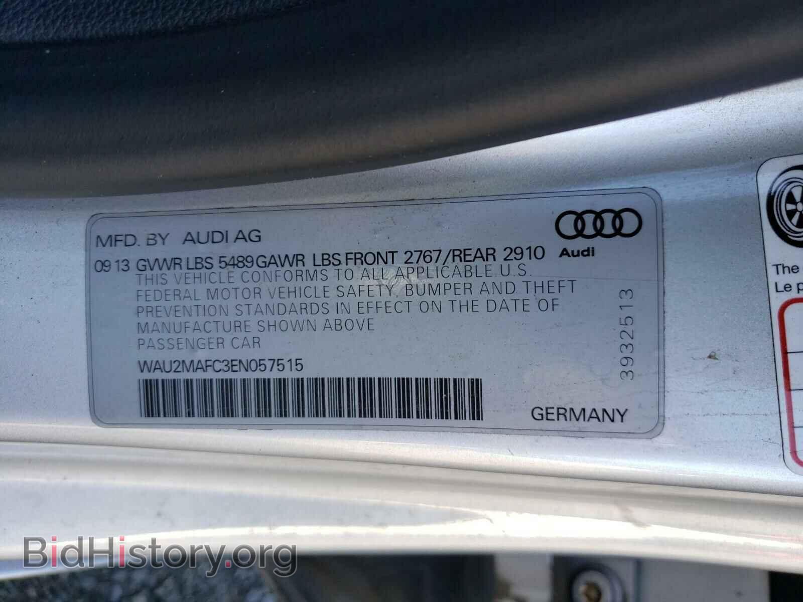 2014 AUDI A7 - VIN: WAU2MAFC3EN057515 - Фото 10