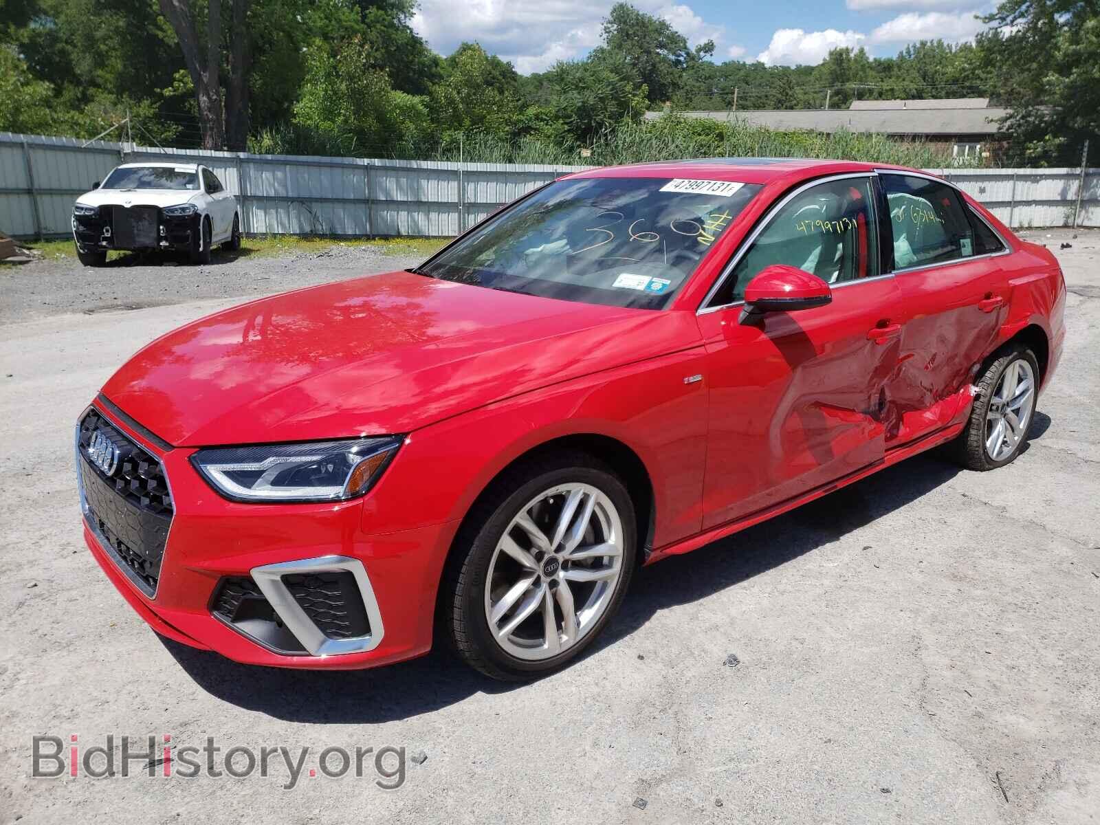 2020 AUDI A4 - VIN: WAUDNAF42LN014666 - Фото 2