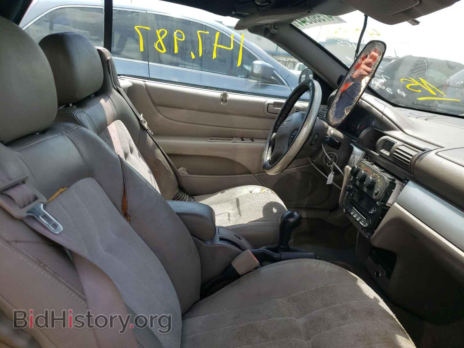 2006 CHRYSLER SEBRING - VIN: 1C3EL55R96N182041 - Фото 5