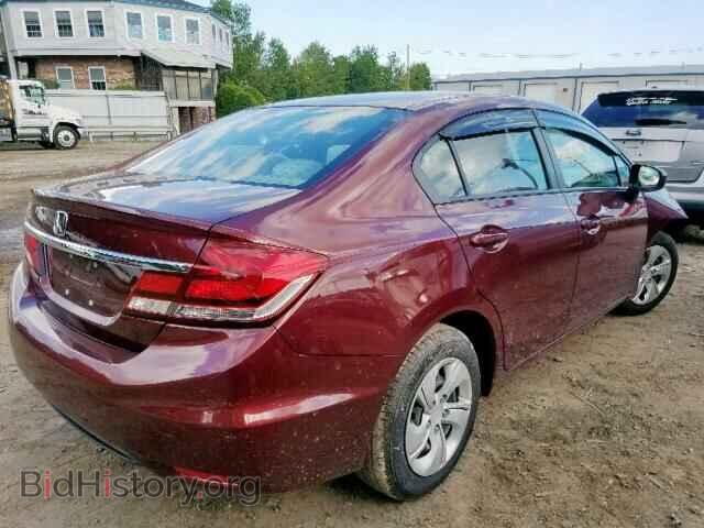 2014 HONDA CIVIC LX - VIN: 2HGFB2F55EH500355 - Фото 4