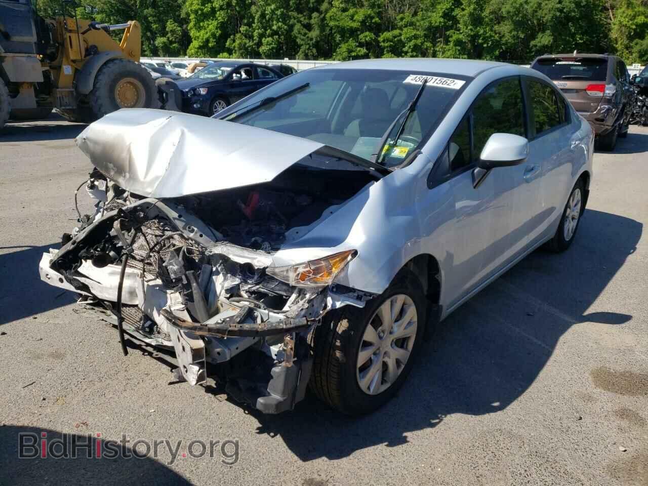2012 HONDA CIVIC - VIN: 2HGFB2F54CH555814 - Фото 2