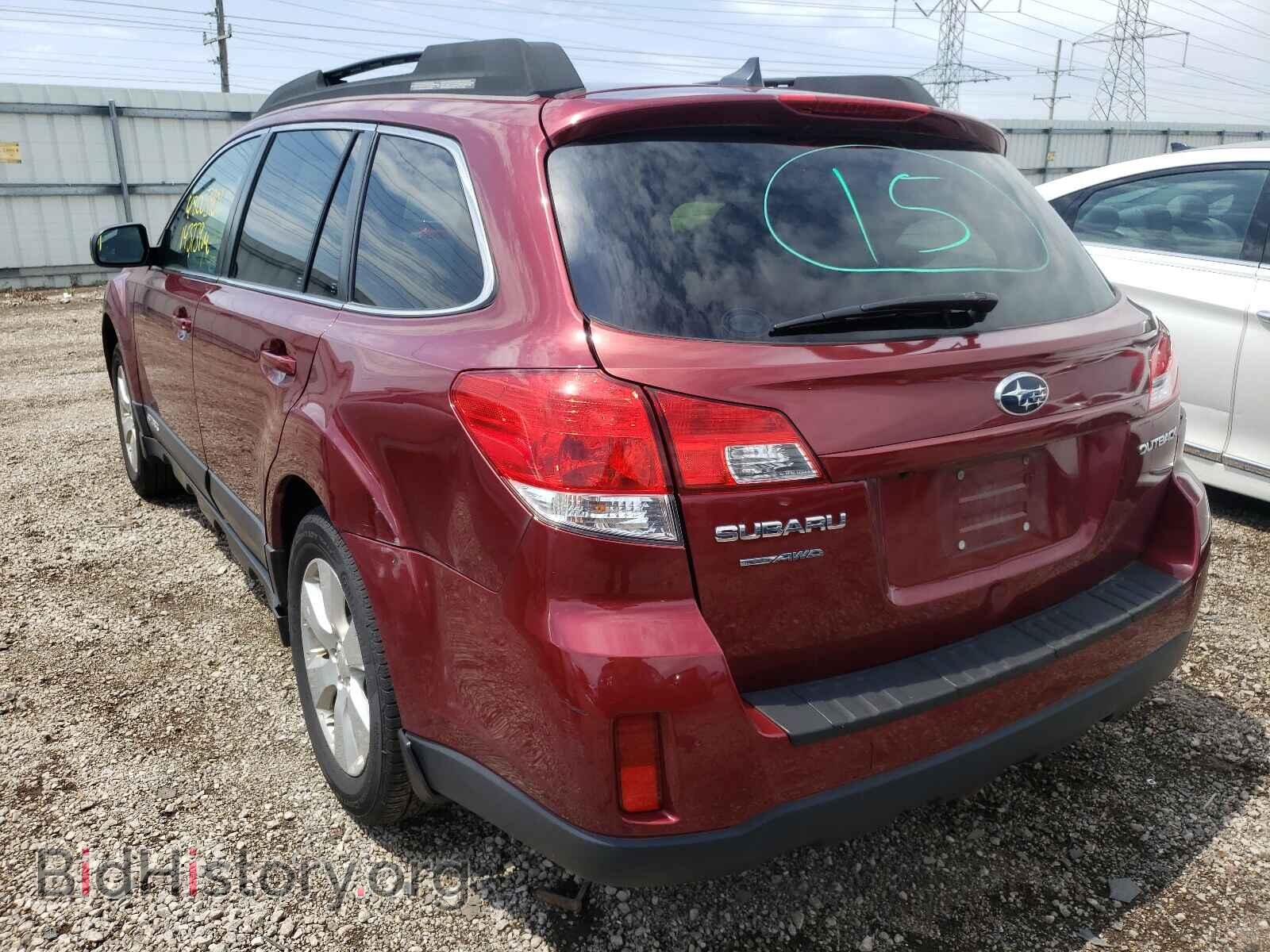 2011 SUBARU OUTBACK - VIN: 4S4BRCKC8B3400540 - Фото 3