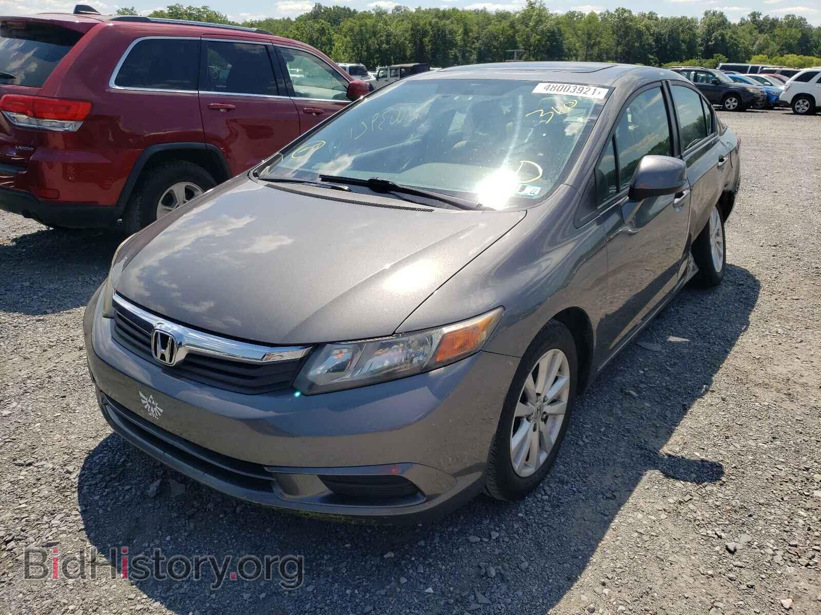 2012 HONDA CIVIC - VIN: 2HGFB2F84CH528087 - Фото 2