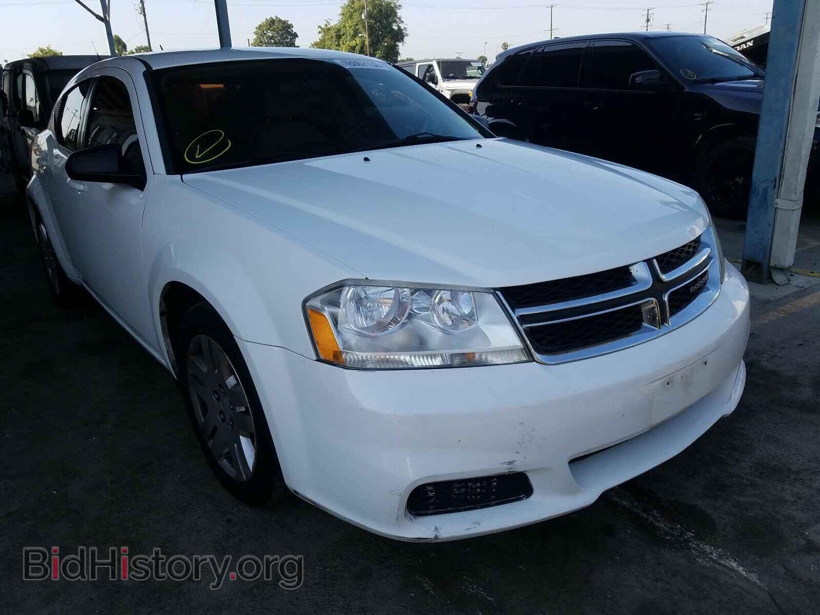 Фотография 1C3CDZAB3DN529025 - DODGE AVENGER 2013