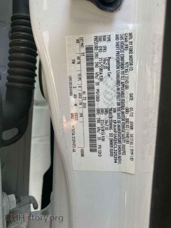 2012 FORD FOCUS - VIN: 1FAHP3M25CL325294 - Фото 10