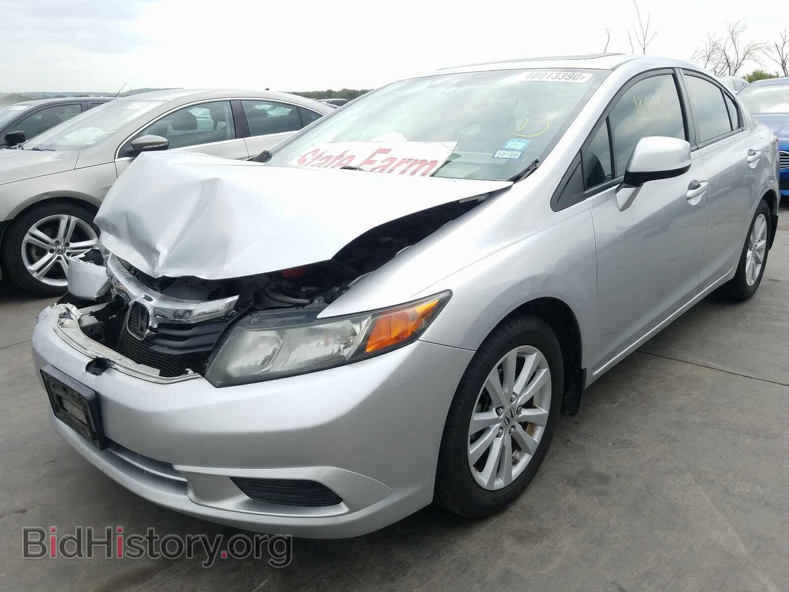 2012 HONDA CIVIC - VIN: 2HGFB2F81CH325335 - Фото 2