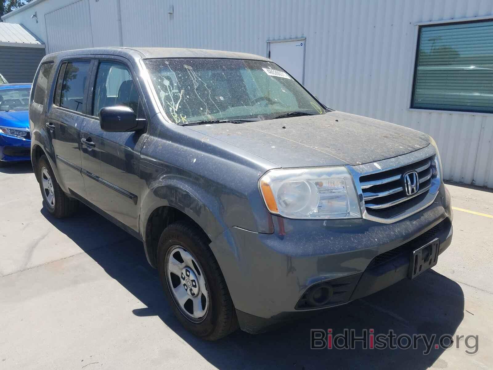 Photo 5FNYF4H20CB055472 - HONDA PILOT 2012