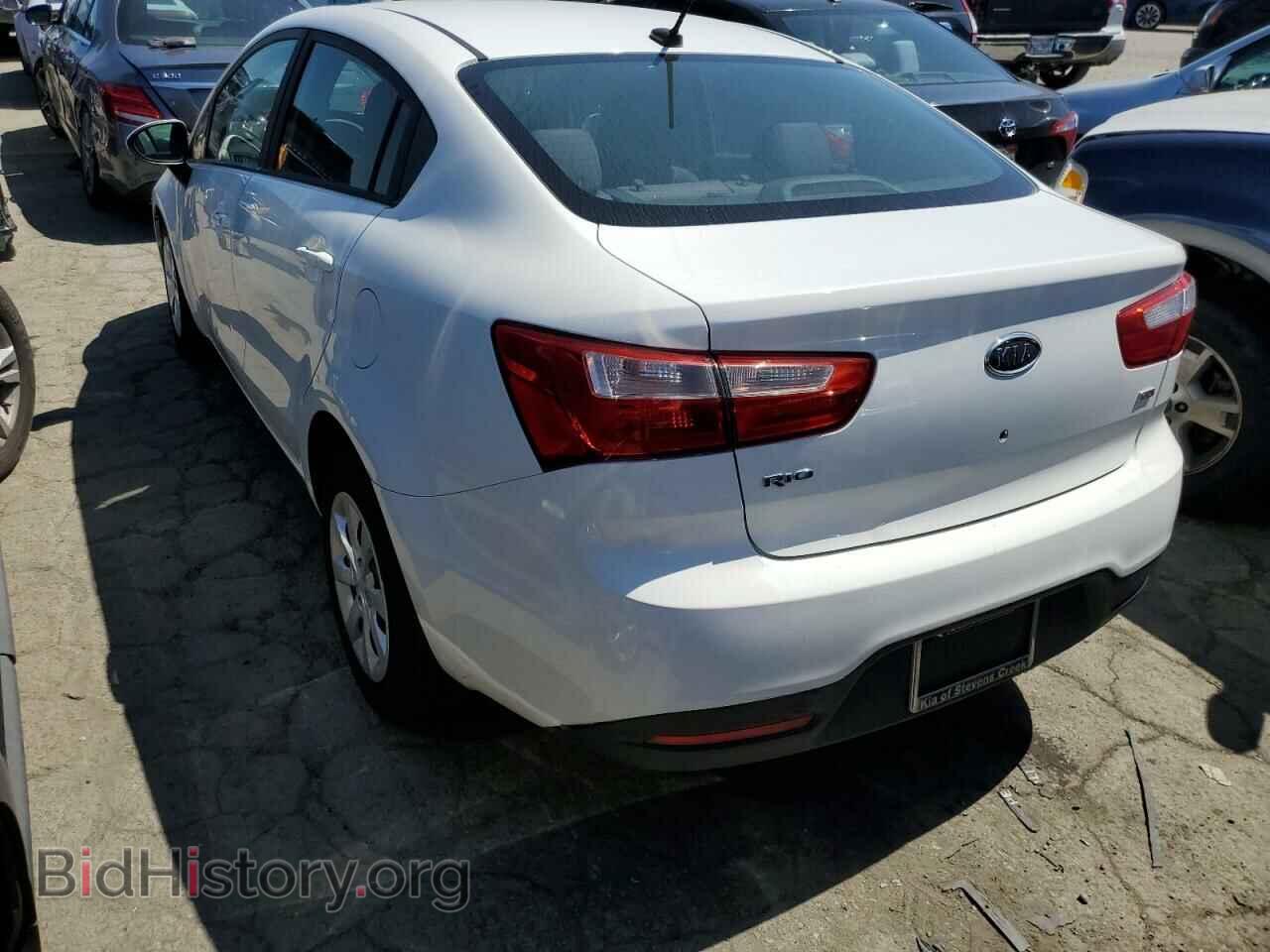 2012 KIA RIO - VIN: KNADM4A38C6070933 - Фото 2