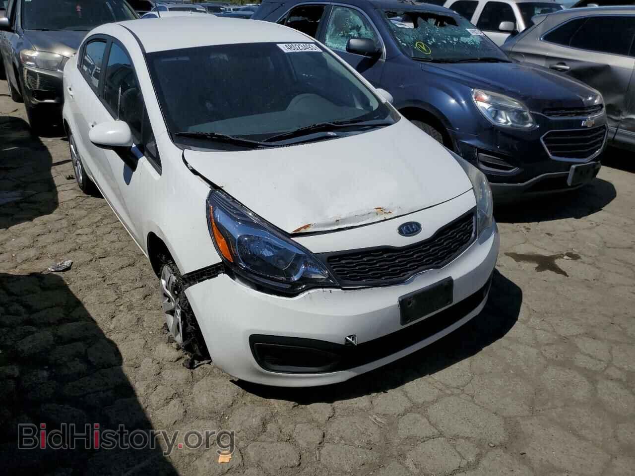 2012 KIA RIO - VIN: KNADM4A38C6070933 - Фото 4