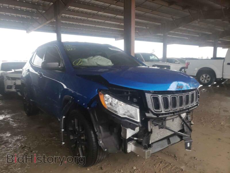 2021 Jeep COMPASS Compass 80 (VIN 3C4NJCEB2MT564109) — photo 1 of 10, Copart, damage: front end