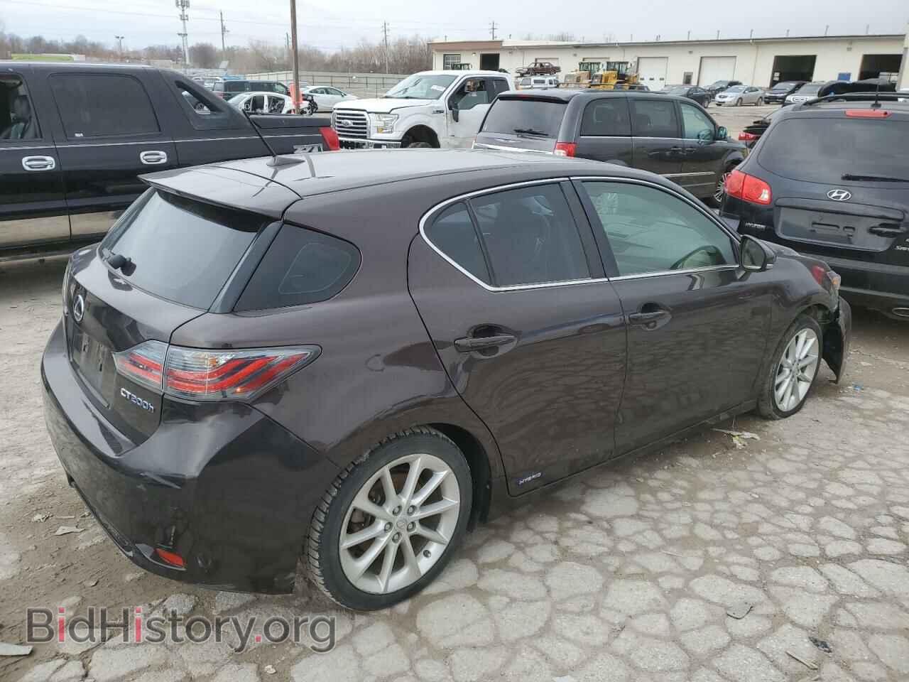 2012 LEXUS CT 200 - VIN: JTHKD5BH3C2063839 - Фото 3