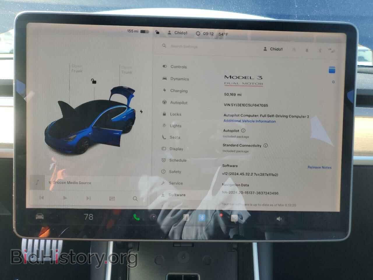 2020 TESLA MODEL 3 - VIN: 5YJ3E1EC5LF647085 - Photo 9