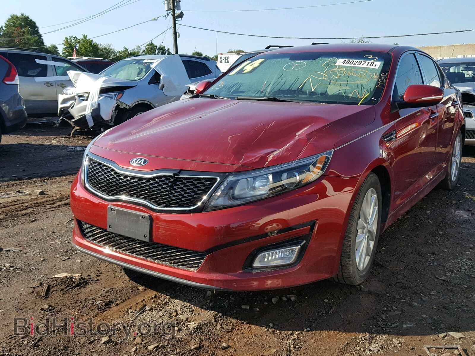 2014 KIA OPTIMA - VIN: 5XXGN4A70EG323103 - Фото 2
