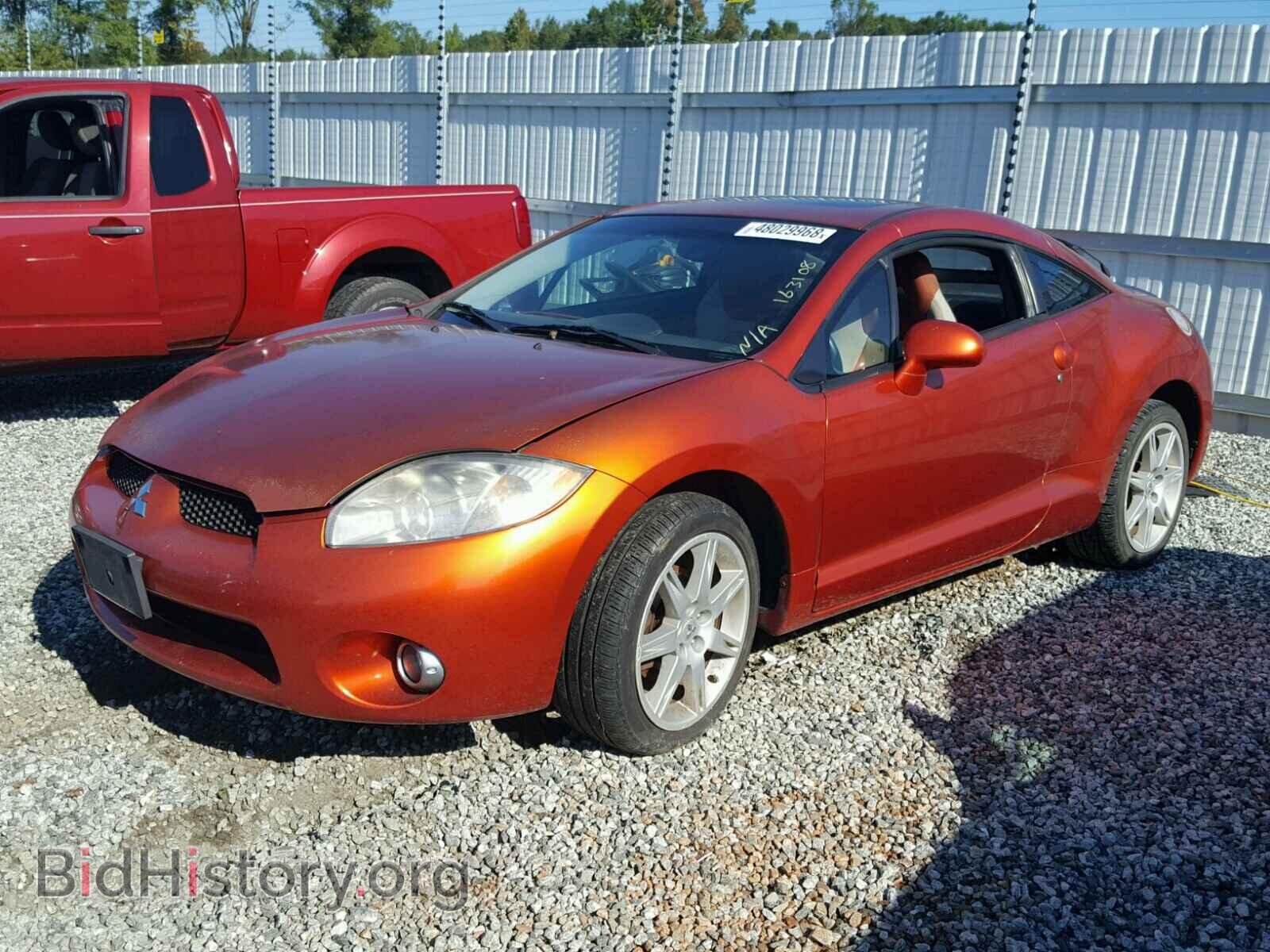 2007 MITSUBISHI ECLIPSE - VIN: 4A3AK34T87E004070 - Фото 2