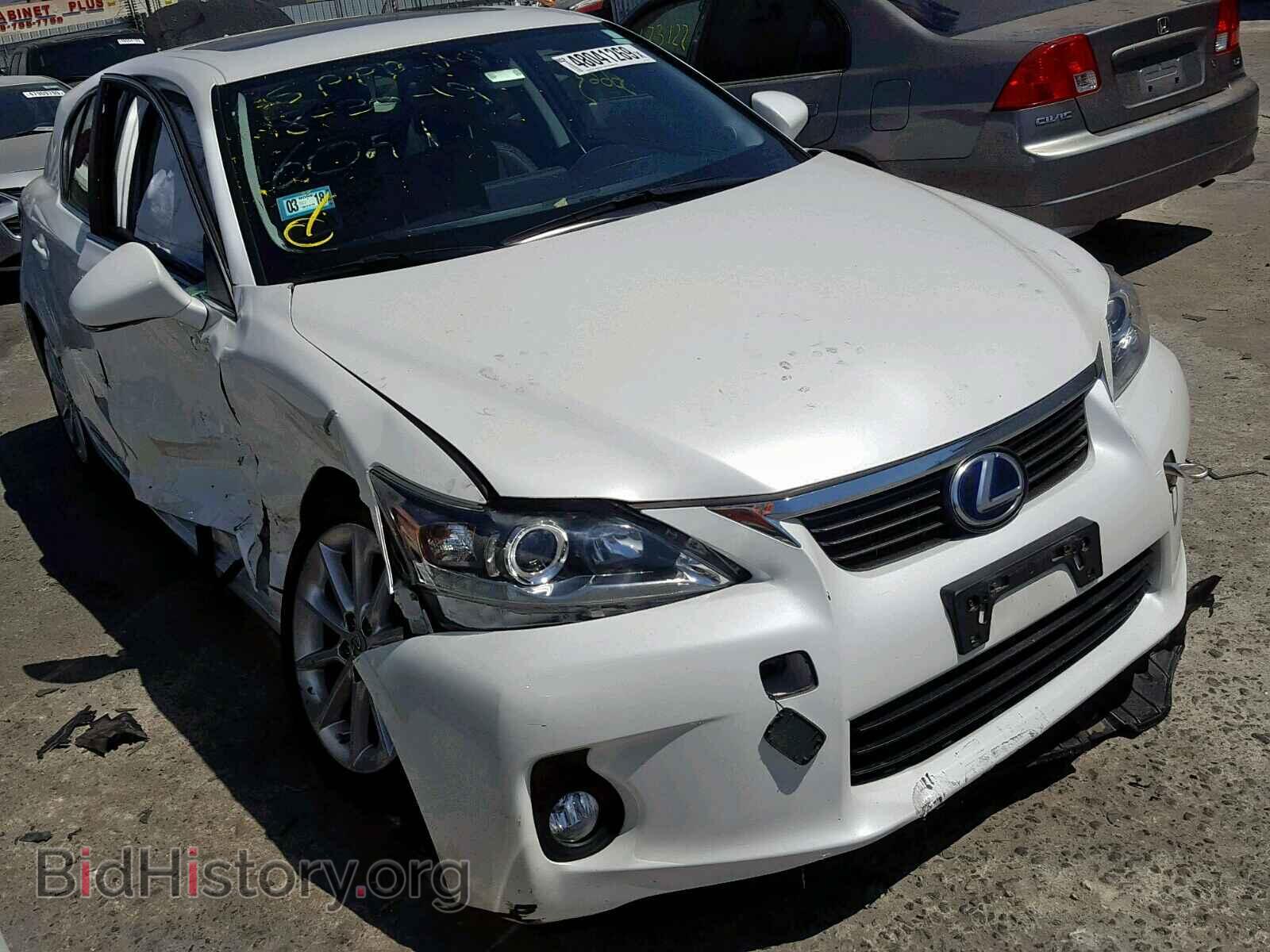 Photo JTHKD5BH2C2106051 - LEXUS CT 200 2012