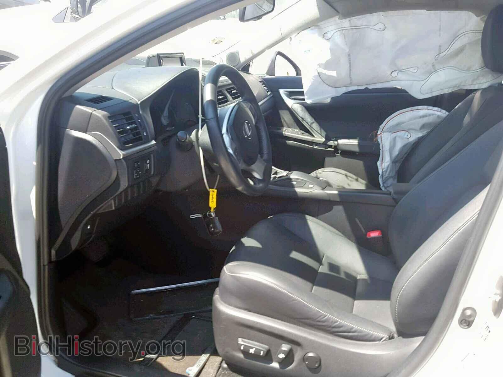 2012 LEXUS CT 200 - VIN: JTHKD5BH2C2106051 - Фото 5