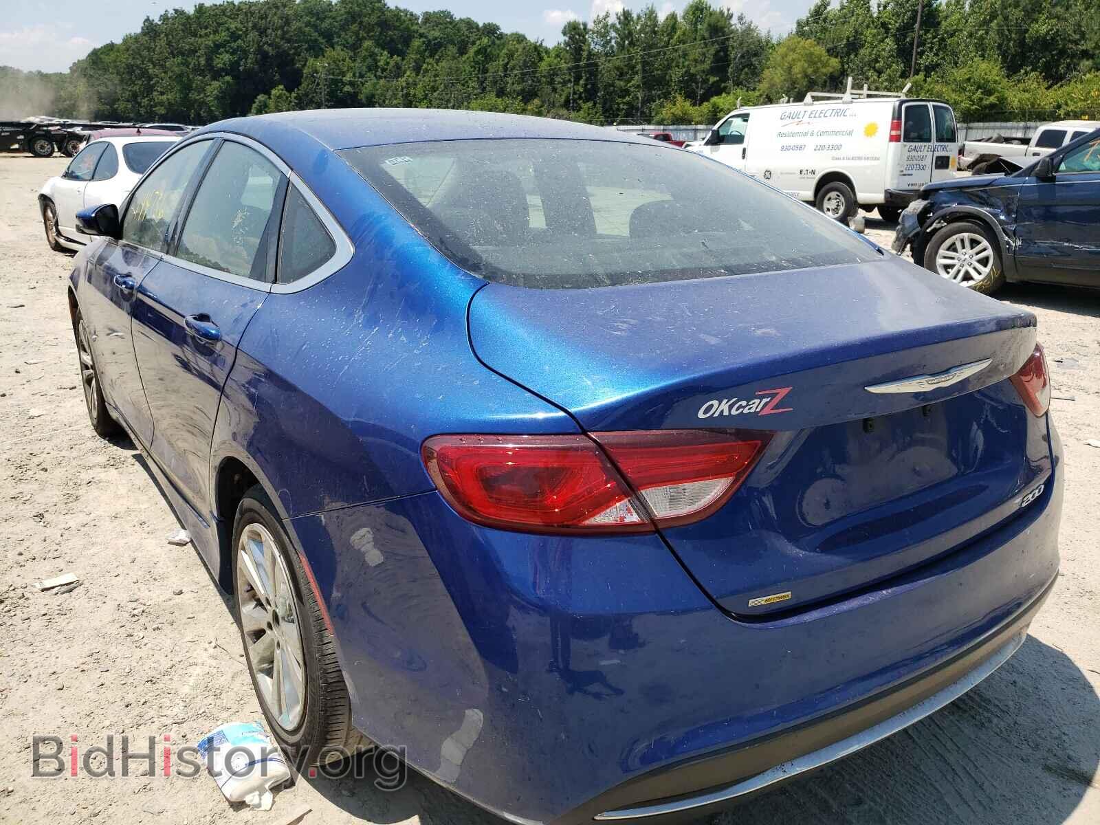 2015 CHRYSLER 200 - VIN: 1C3CCCAB4FN733867 - Фото 3