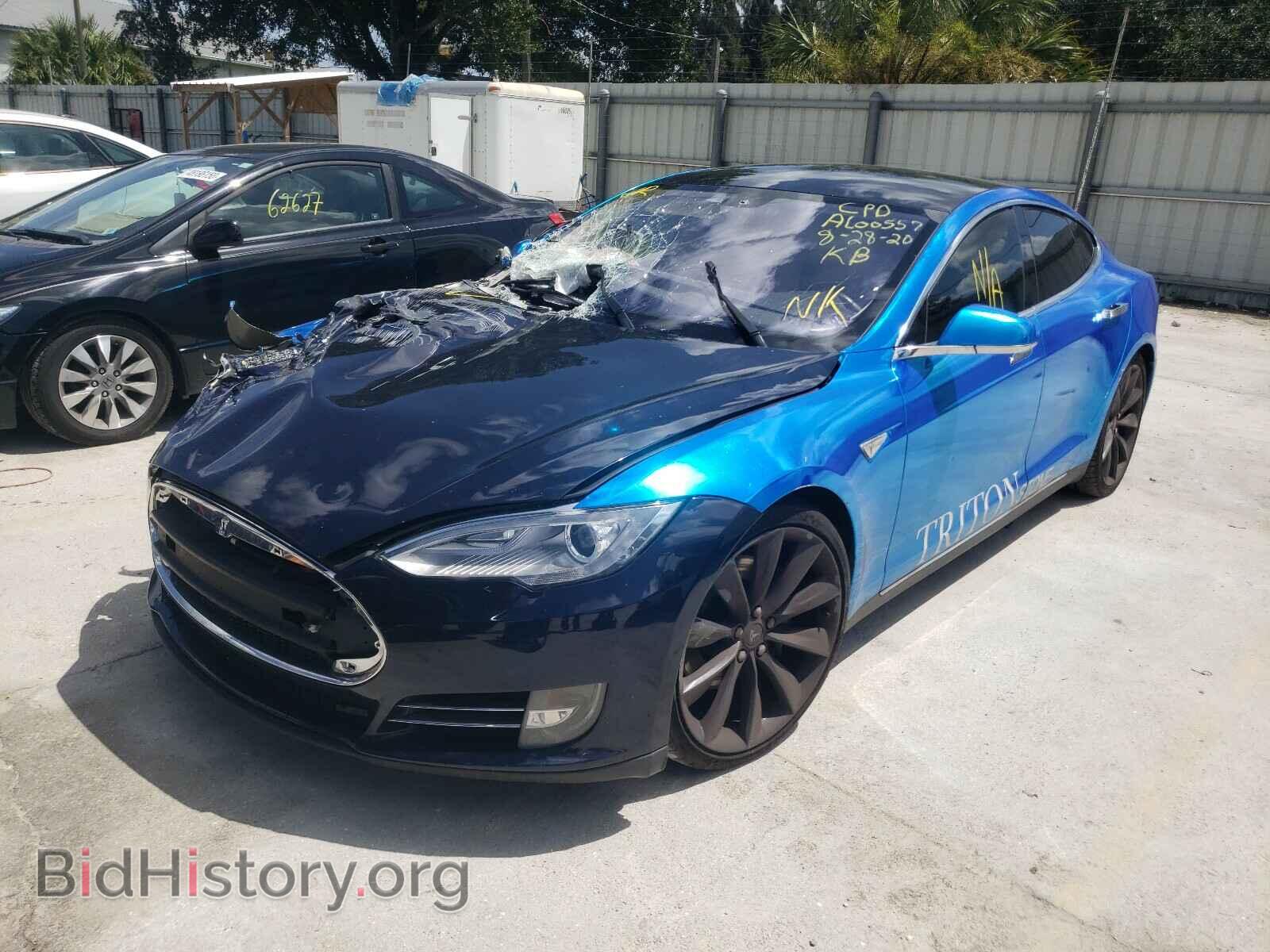 2013 TESLA MODEL S - VIN: 5YJSA1CP0DFP05361 - Photo 2