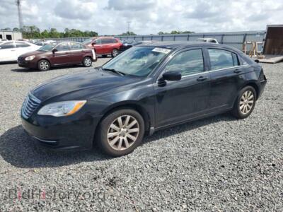 2012 Chrysler 200 Touring, black — VIN 1C3CCBBB0CN302236, Copart