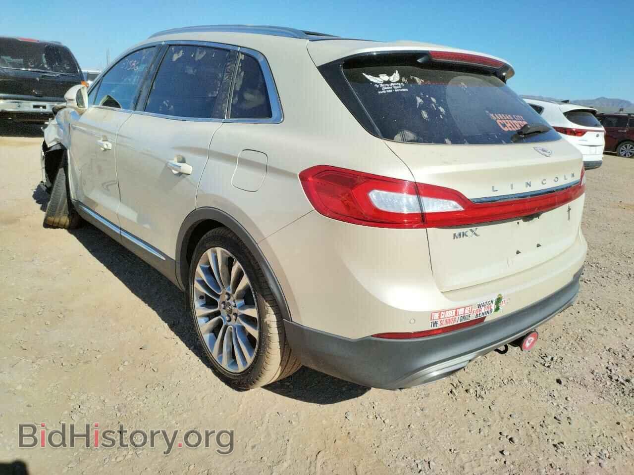 2016 LINCOLN MKX - VIN: 2LMPJ6LR2GBL55396 - Фото 3