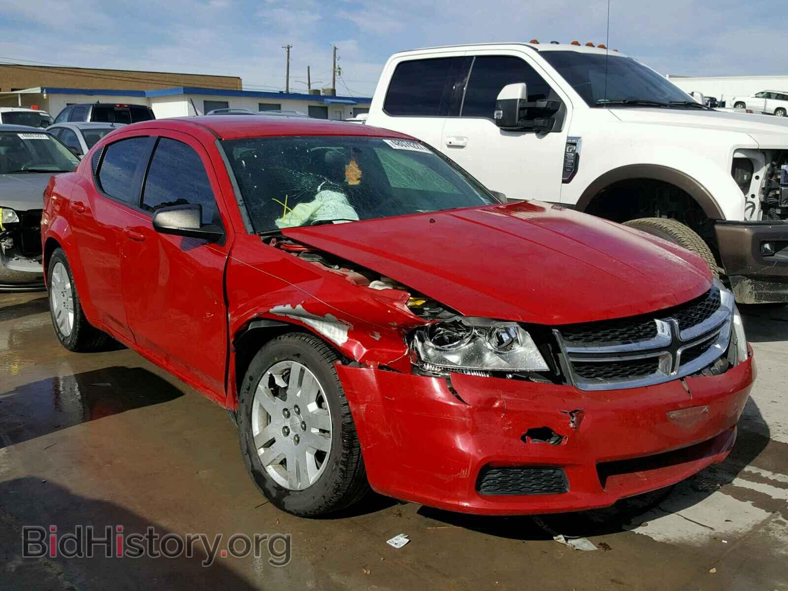 Фотография 1C3CDZABXEN149262 - DODGE AVENGER 2014
