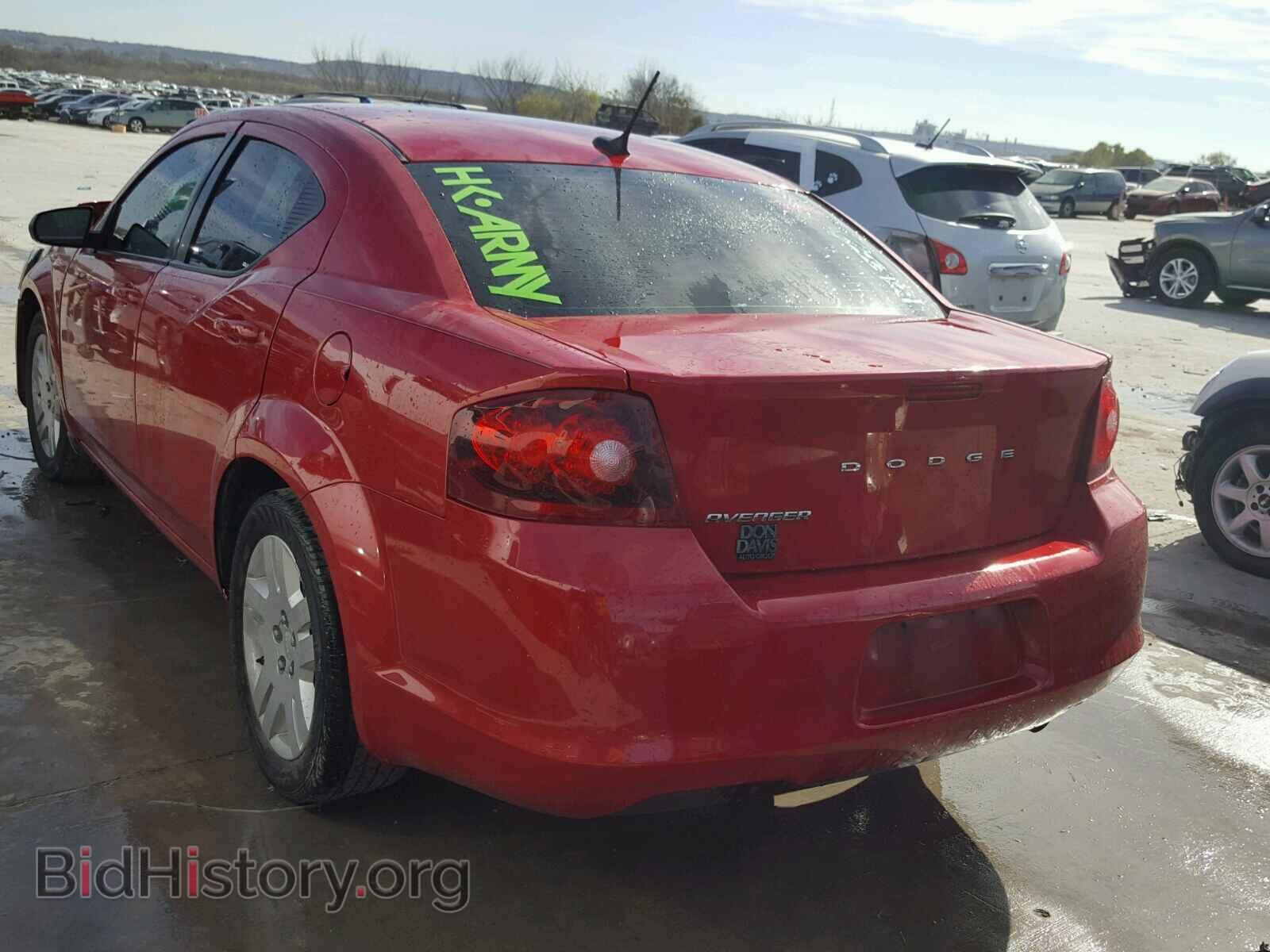 2014 DODGE AVENGER - VIN: 1C3CDZABXEN149262 - Фото 3