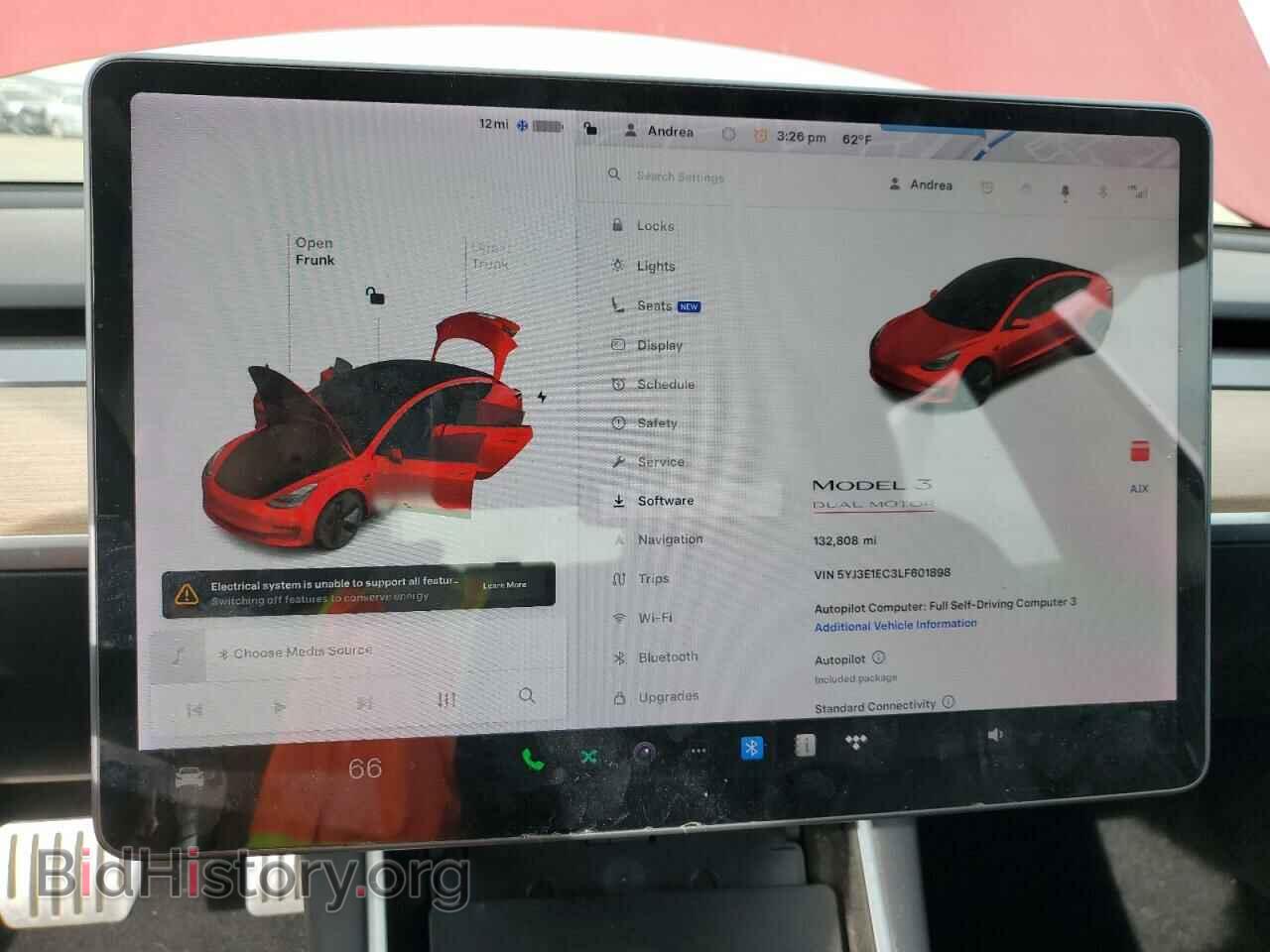 2020 TESLA MODEL 3 - VIN: 5YJ3E1EC3LF601898 - Фото 9