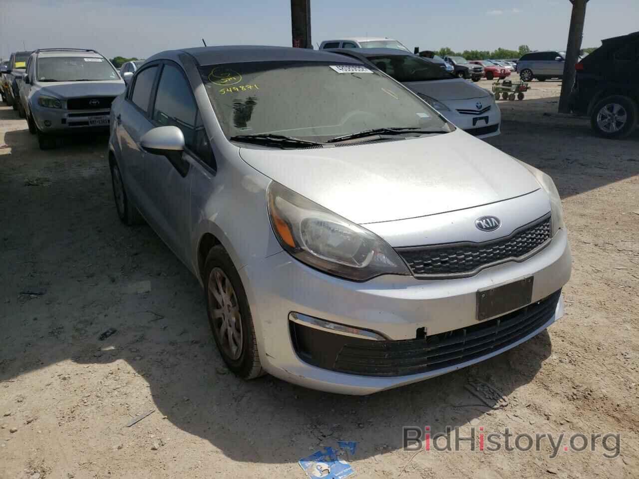 Photo KNADM4A30G6549871 - KIA RIO 2016