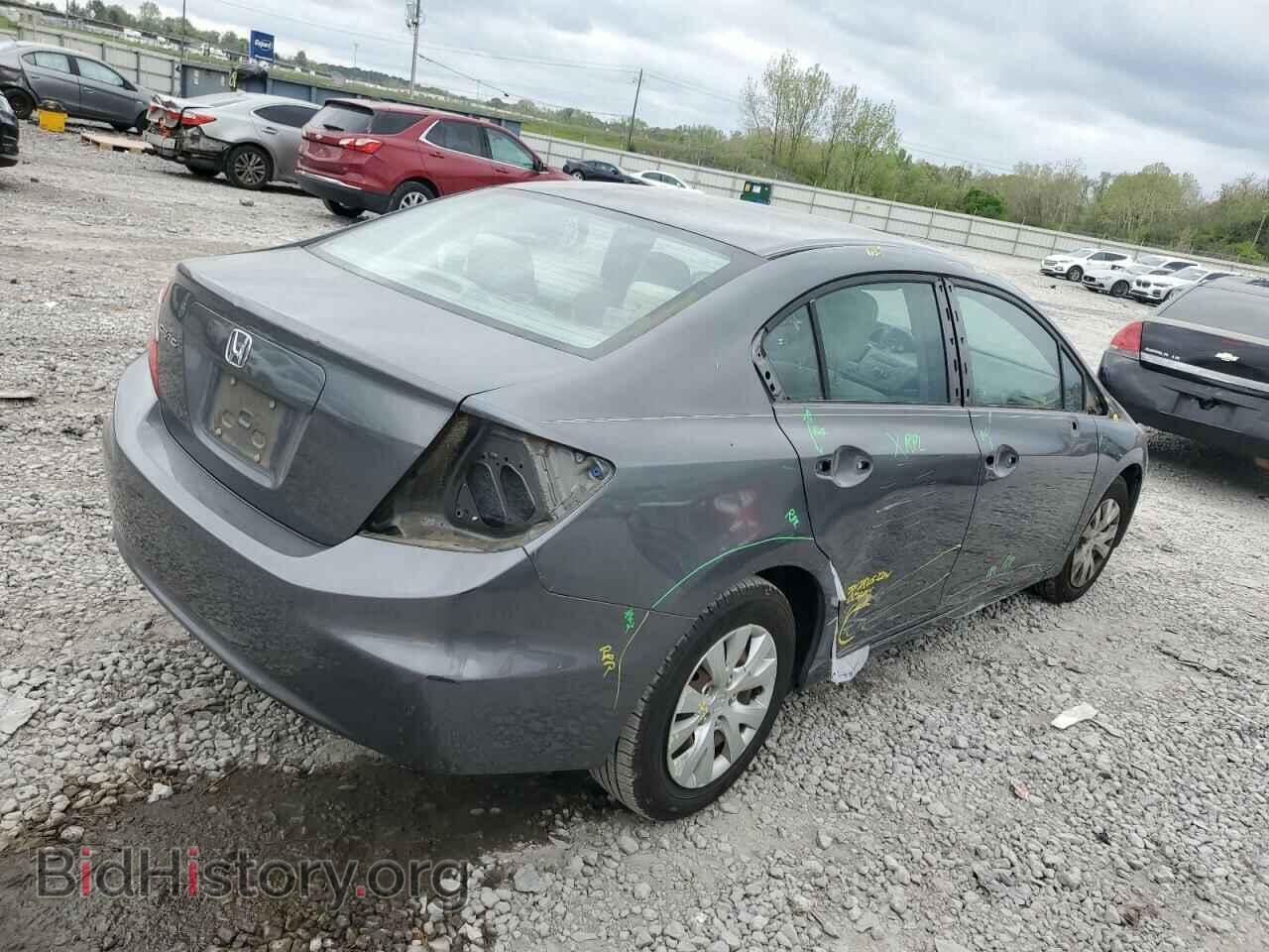 2012 HONDA CIVIC - VIN: 19XFB2F5XCE099697 - Фото 3