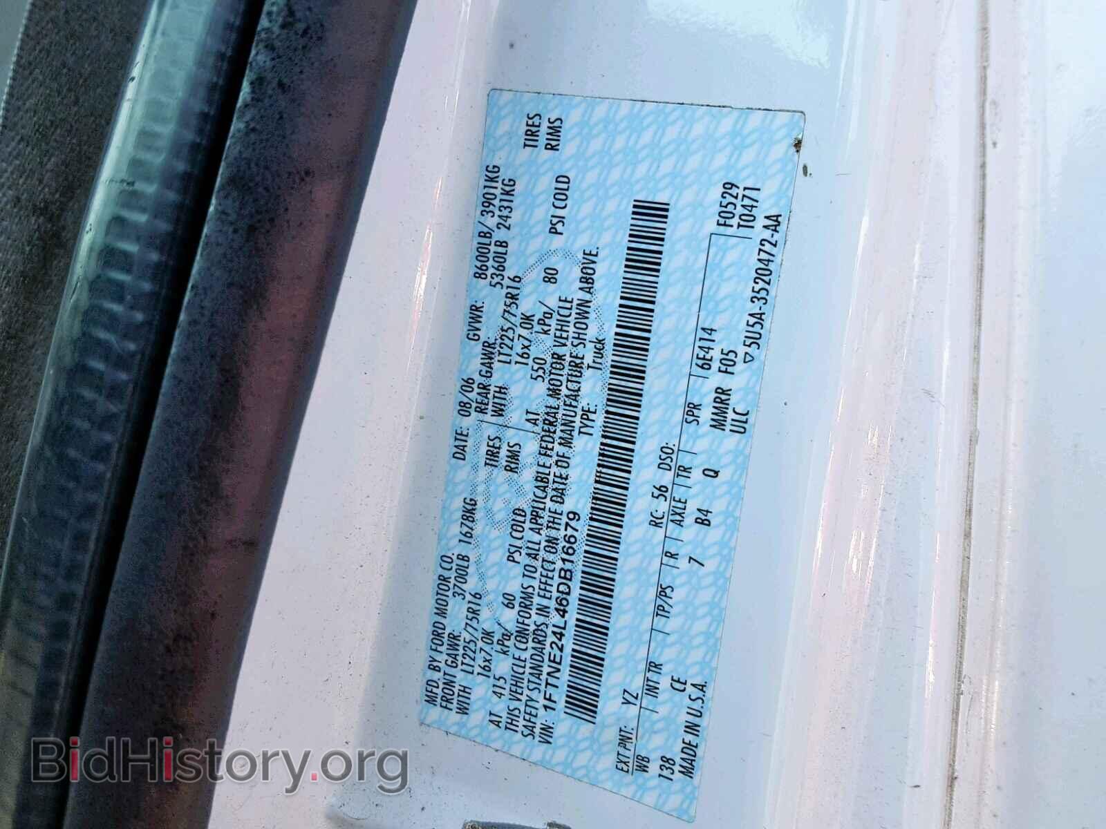 2006 FORD ECONOLINE - VIN: 1FTNE24L46DB16679 - Фото 10