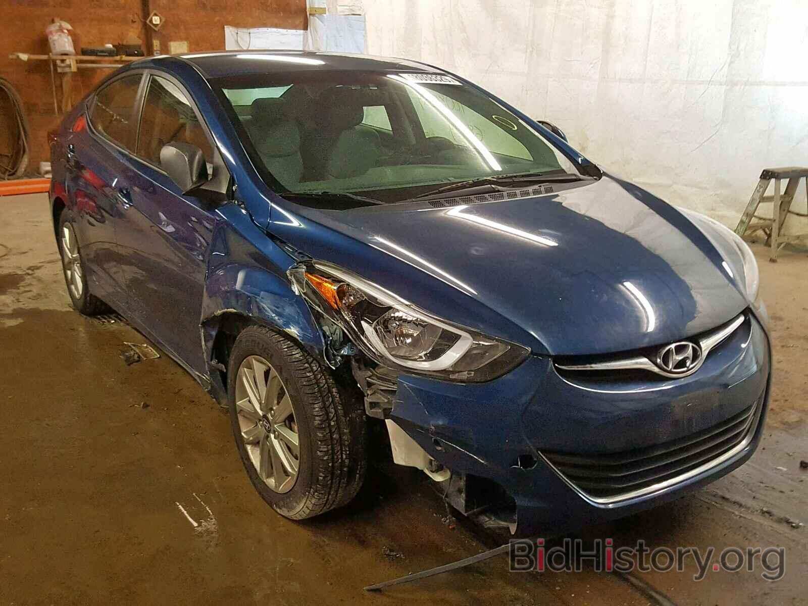 Photo KMHDH4AEXGU526114 - HYUNDAI ELANTRA 2016