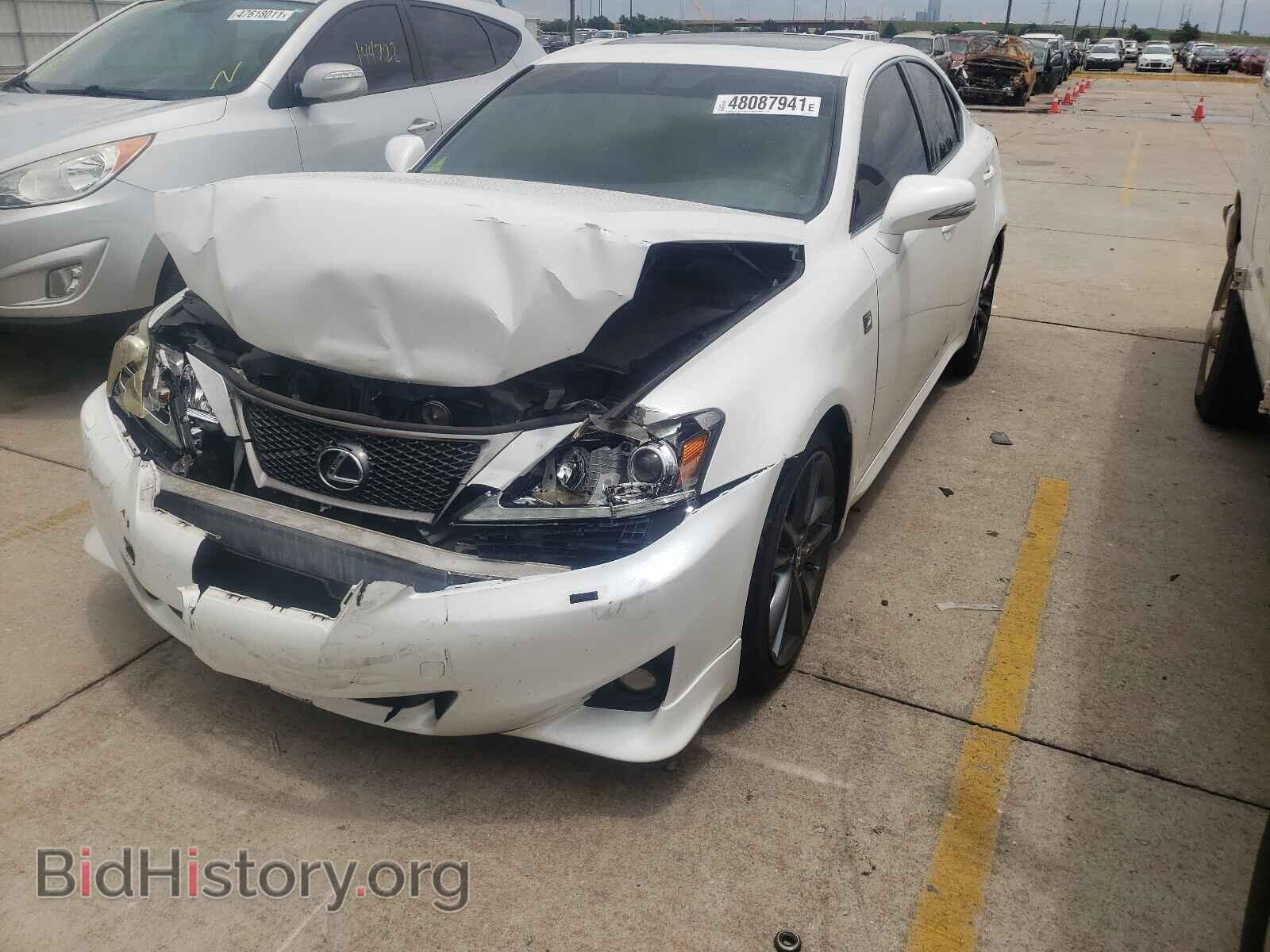 2011 LEXUS IS - VIN: JTHBE5C27B5025762 - Фото 2