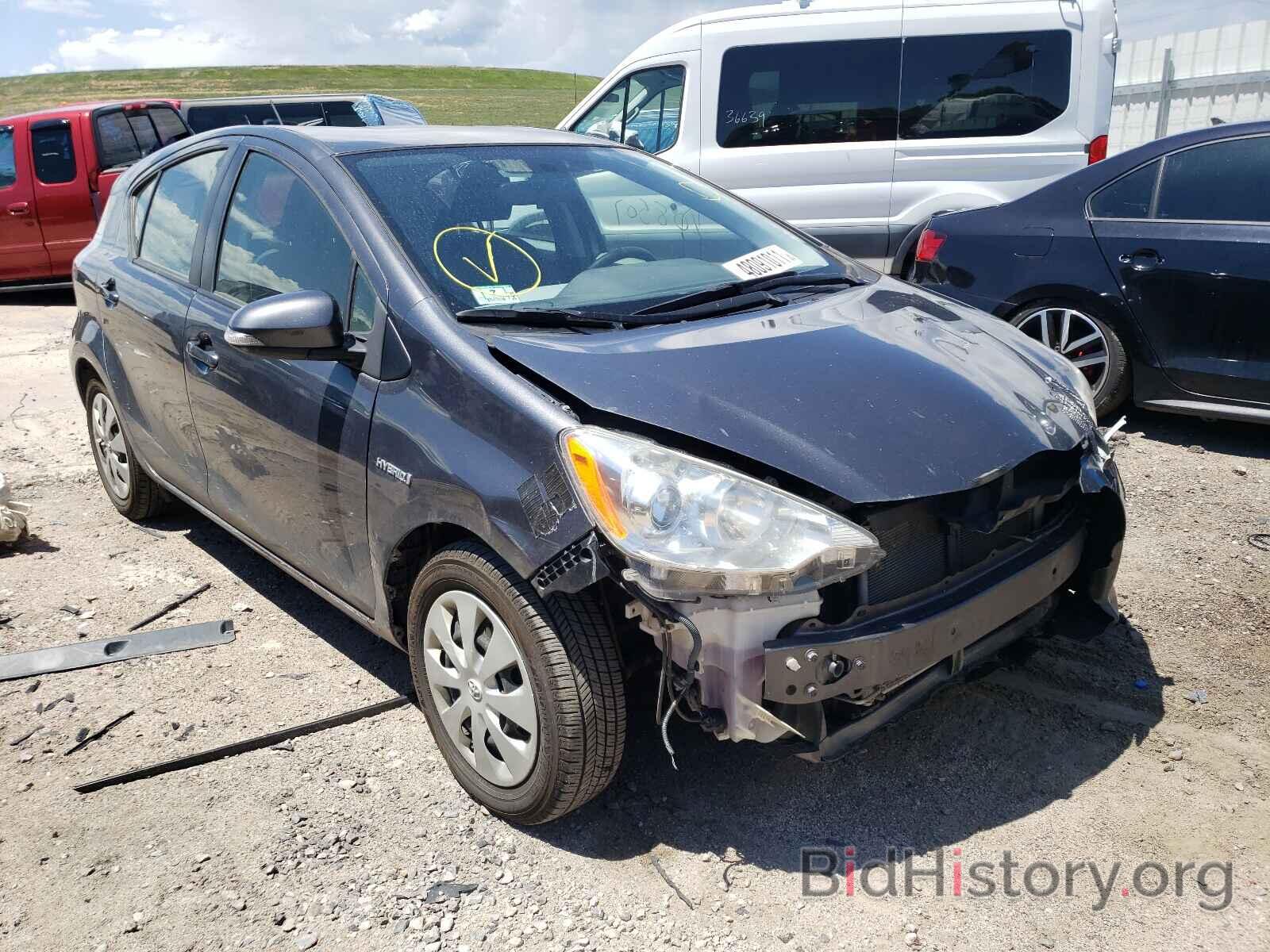 Photo JTDKDTB38C1008447 - TOYOTA PRIUS 2012