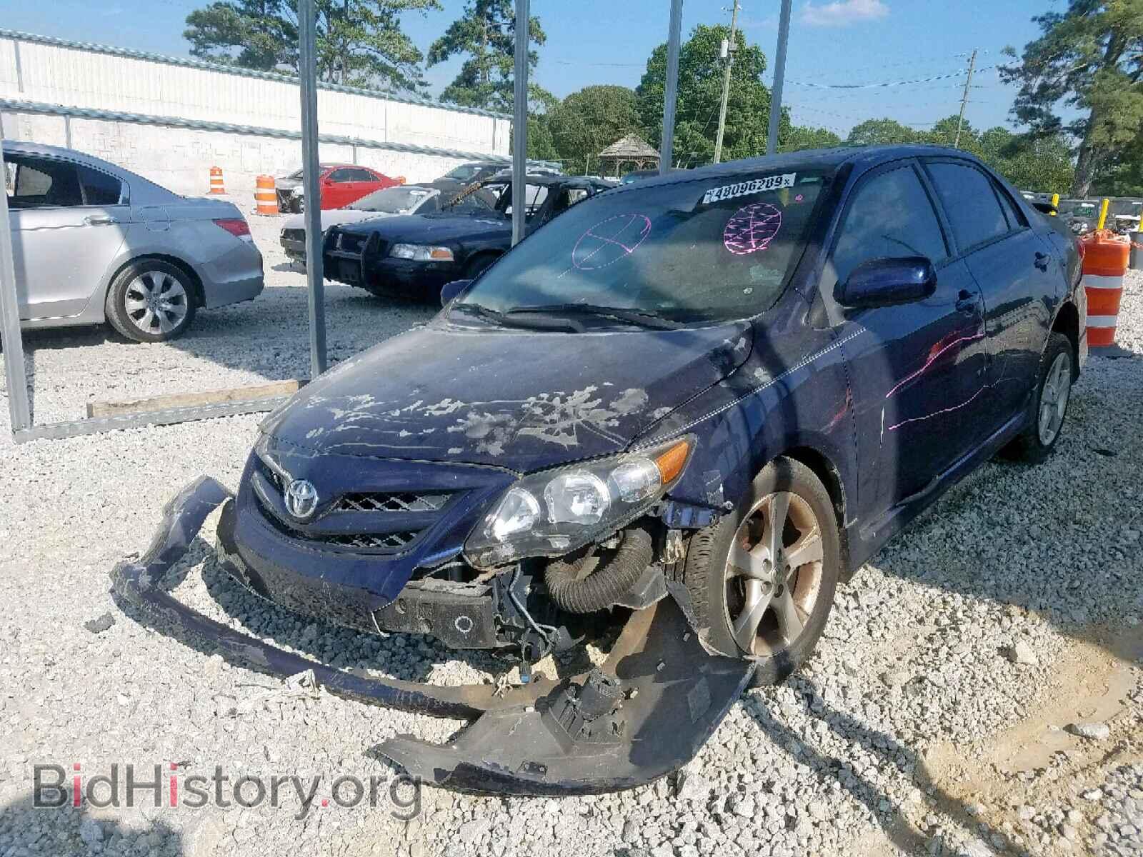 2011 TOYOTA COROLLA BA - VIN: 2T1BU4EE0BC749737 - Фото 2
